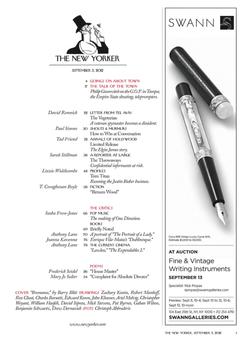 Журнал The New Yorker 03-09-2012