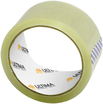 Клейкая лента упаковочная Ultima 40 мкм, прозрачная, 50 мм х 40 м
