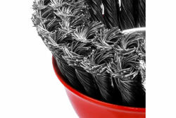 Щетка-крацовка чашечная для УШМ двухрядная (120 мм, М14) MIRAX 35104-120-2