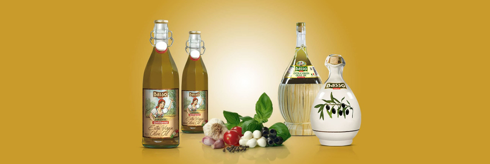 Оливковое масло BASSO Extra Virgin non filtrato, 1л, Италия