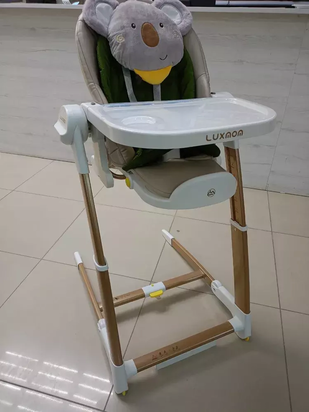 Стульчик для кормления Luxmom L3 3в1 (электро-качели,шезлонг,стульчик)