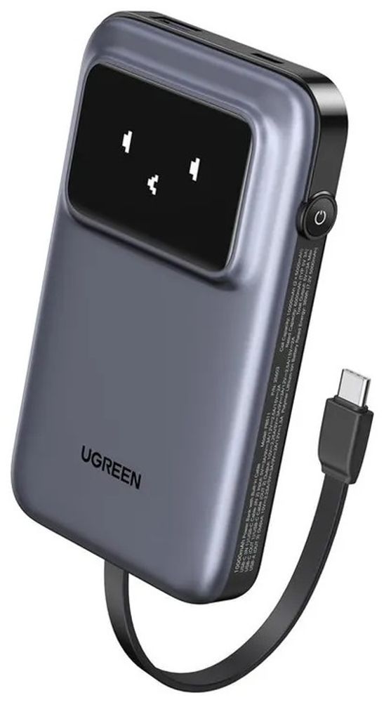 Внешний аккумулятор Ugreen PB511 6000 мАч черный