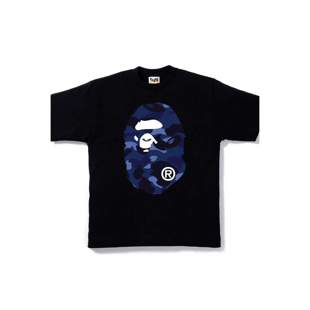 A BATHING APE Color Camo Big Ape Head T