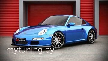 Сплиттер переднего бампера для Porsche 911 (997) Carrera
