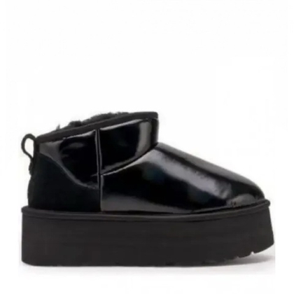 UGG Classic Ultra Mini Platform High Shine Black