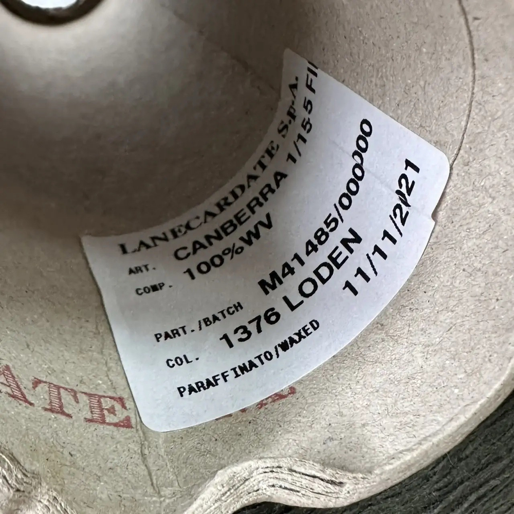 CANBERRA - Lanecardate; 100% меринос superfine; 1550м/100гр; col. 1376, цвет: оливковый зеленый; S703