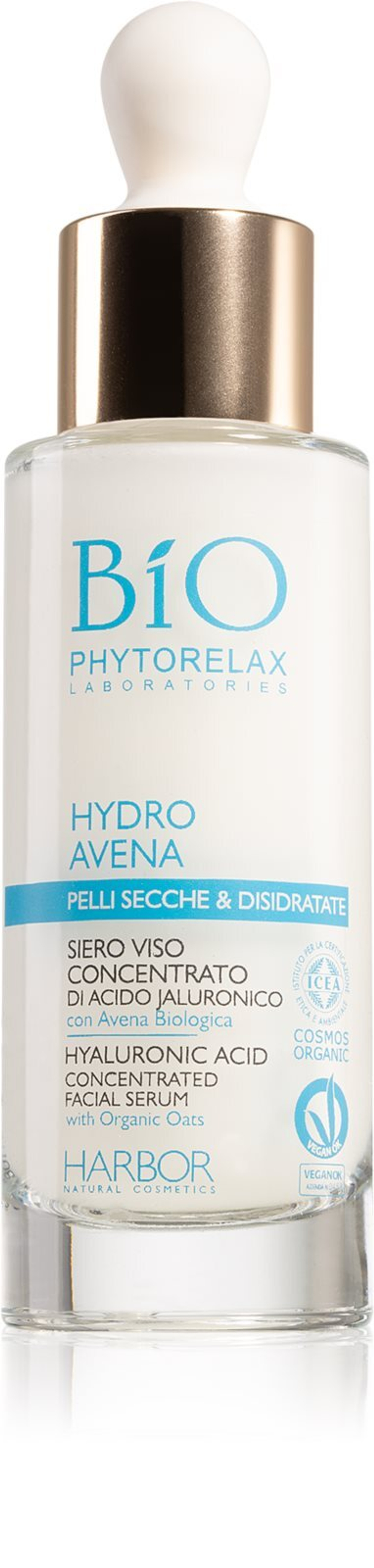 Phytorelax Laboratories Bio Hydro Avena - сыворотка для лица с гиалуроновой кислотой /   30  ml  / GTIN 8030976015922