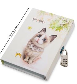 NB-55/2 Блокнот «Котенок» в коробке с замком
