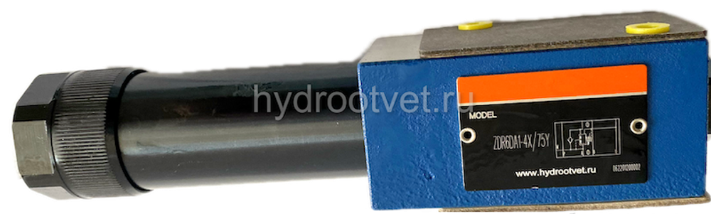 ZDR6DA1-4X/150YM - Редукционный клапан Ду 6 трехлинейный модульного монтажа с давлением регулировки до 150 бар, регулирует в канале A, обратный клапан - М = нет