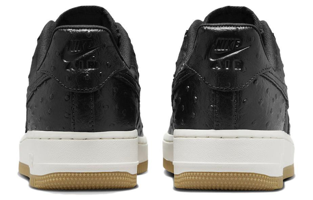 Nike Air Force 1 Black Ostrich Hyper Sneakers