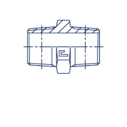 Соединение P NPT 1/2 - NPT 3/4
