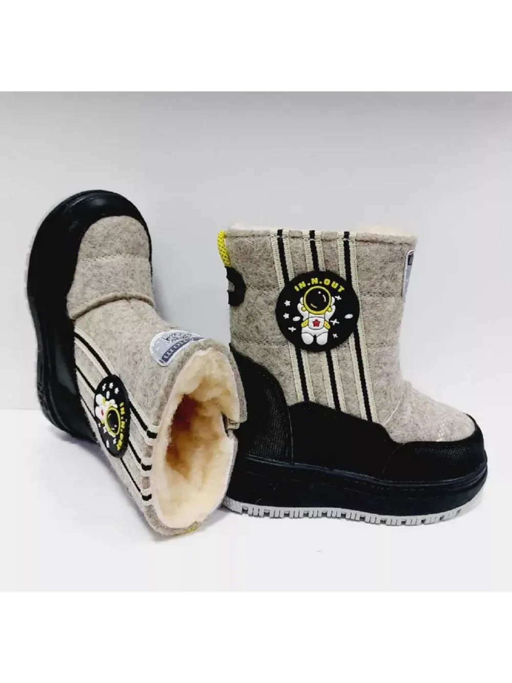 Детские валенки войлок новинка.