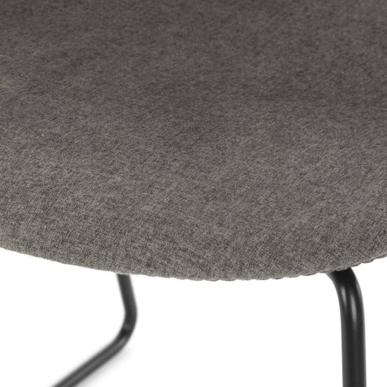 Стул Vivid Soft черные ножки, серая ткань