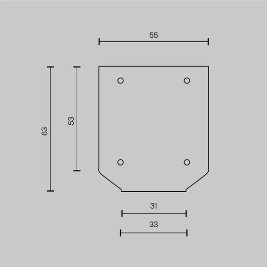 Комплектующие для профиля Technical TRA034MPEC-21S(N)