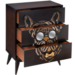 Комод Собака Фрэнки с 3 ящиками Каштан