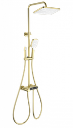 Душевая система с термостатом WONZON & WOGHAND MUSE Corno, Брашированное золото (WW-B3112-BG)