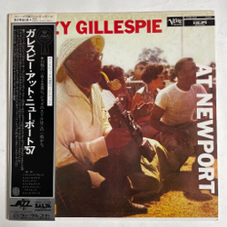 Винтажная виниловая пластинка LP Dizzy Gillespie At Newport (Japan 1977) (Obi)