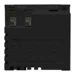 USB зарядное устройство,  4.2A ,  Type A + C,  2 мод.,  черн. матовая (45х45мм)