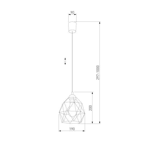 1638 / подвесной светильник /   Galaxy 1