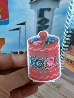 Макет "Городецкая роспись"