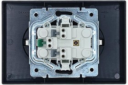 ZIMA Розетка двойная 704-4200-128BQC