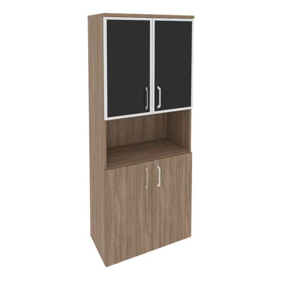 Оникс Шкаф высокий широкий O.ST-1.4 R black  800*420*1977