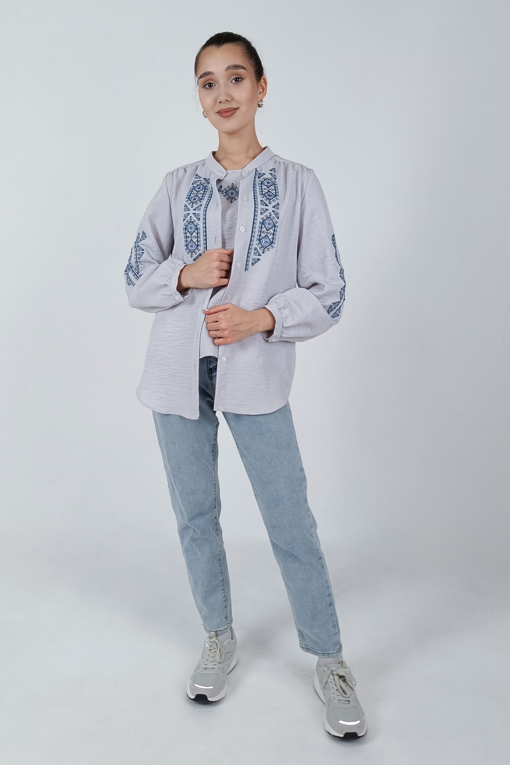 Блузка с чувашской вышивкой