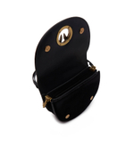 Кожаная сумка через плечо ROUND CLICK MINI VELLUTO LISCI Pinko - черный(101969 A17P)