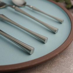 Вилка столовая 21 см матовая цвет серебро PVD   P.L. [12]