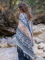 Шарф теплый с орнаментом Сканди