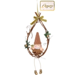 Украшение подвесное «Сказочные качели» 22 см (микс), Розовый