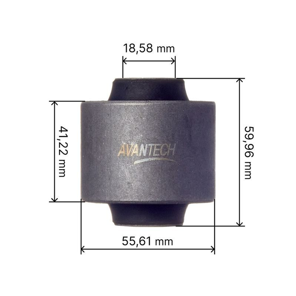 Сайлентблок переднего продольного рычага, задний Avantech ASB0109