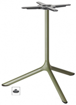 Стол ламинированный обеденный Scab Design Tripe Maxi, оливковый, белый