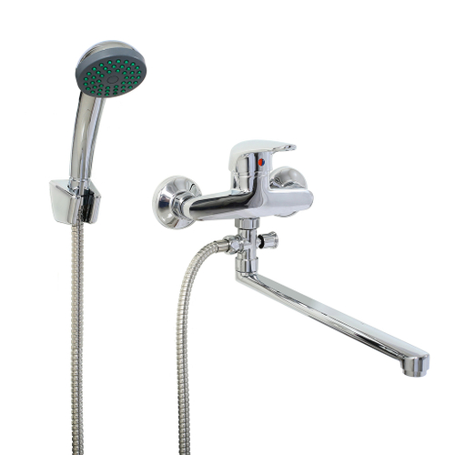 Смеситель для ванны и раковины 40к ПРОФСАН ПСМ-521-072 "ЕВРО", эксцентрики "ЕВРО", ХРОМ