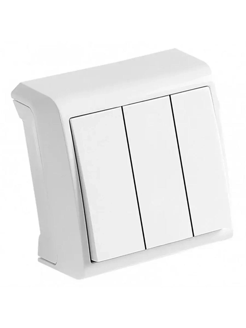 Выключатель 3-клавишный белый VIKO Vera 90681068