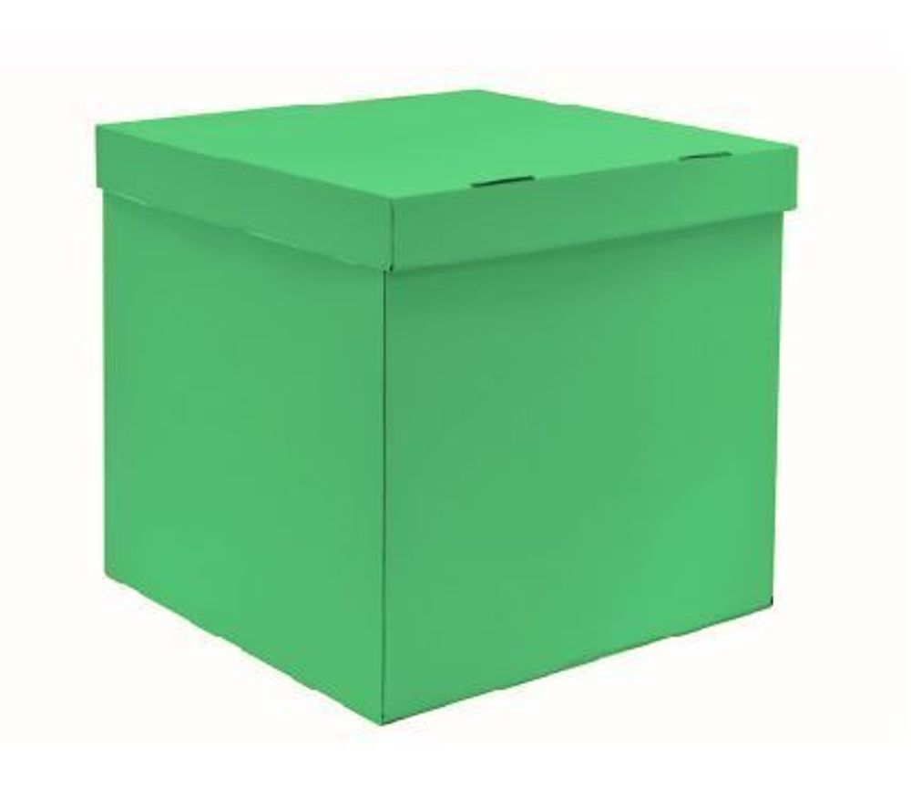 Коробка для шаров (Зеленая) 60*80*80 см (Ш*Д*В)