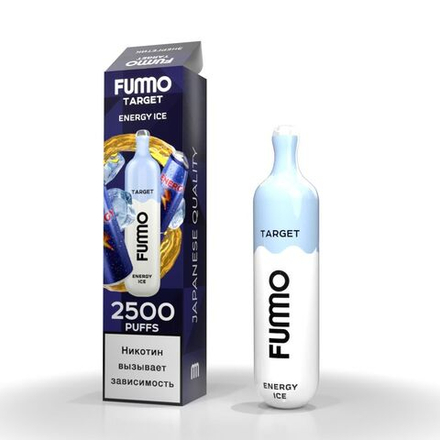 Fummo Target Ледяная энергия (Энергетик-холодок) 2500 затяжек 20мг Hard (2% Hard)