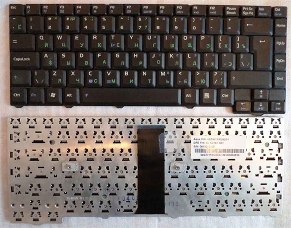 Клавиатура для ноутбука Asus F3 F3J F3JC F3JM-1A F3JP F3M T11 Series