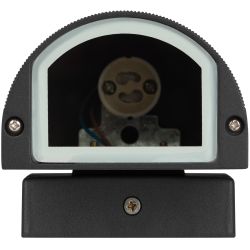 Светильник уличный настенный ЭРА «Адрия» GBW-102-BL-0160 230В 1хGU10 IP54 вверх черный