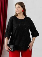 Блузка Милица-1 Виотекс ЧЕРНЫЙ-3