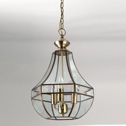 Citilux Гера-1 CL444130 Люстра подвесная витражная Бронза