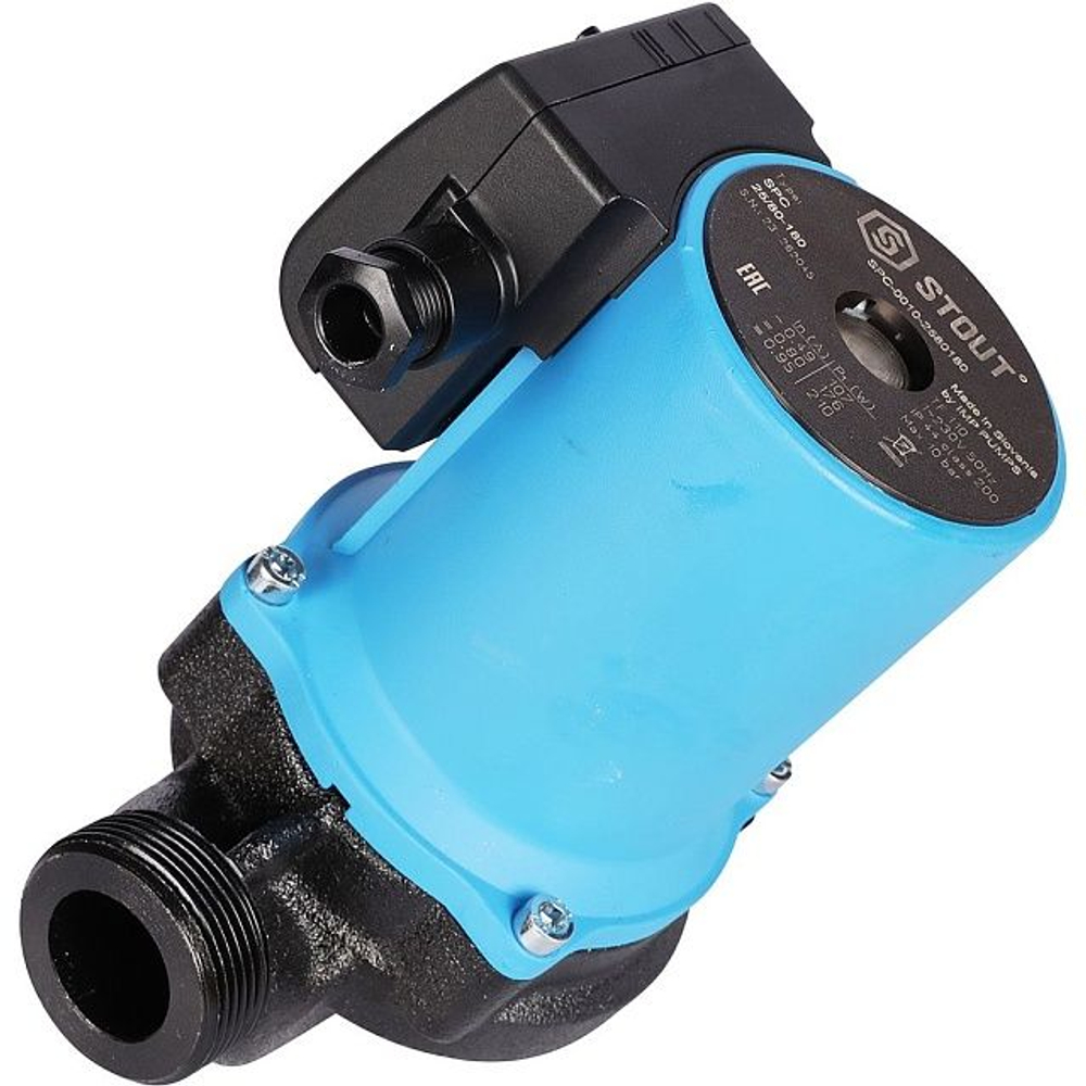 Циркуляционный насос STOUT 25-80-180 с гайками (SPC-0010-2580180)
