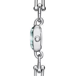 Часы - браслет из серебра 925 с бриллиантами ,Tiffany 💠Hard Wear watch blue