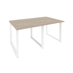 Onix Стол переговорный O.MO-PRG-2.0 Дуб Аттик/Металл Белый 1560*980*750