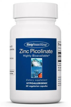 Zinc Picolinate 25 мг 60 капсул Caps Allergy Research Group