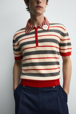 ZARA HARRY LAMBERT X DISNEY ПОЛО, В ПОЛОСКУ