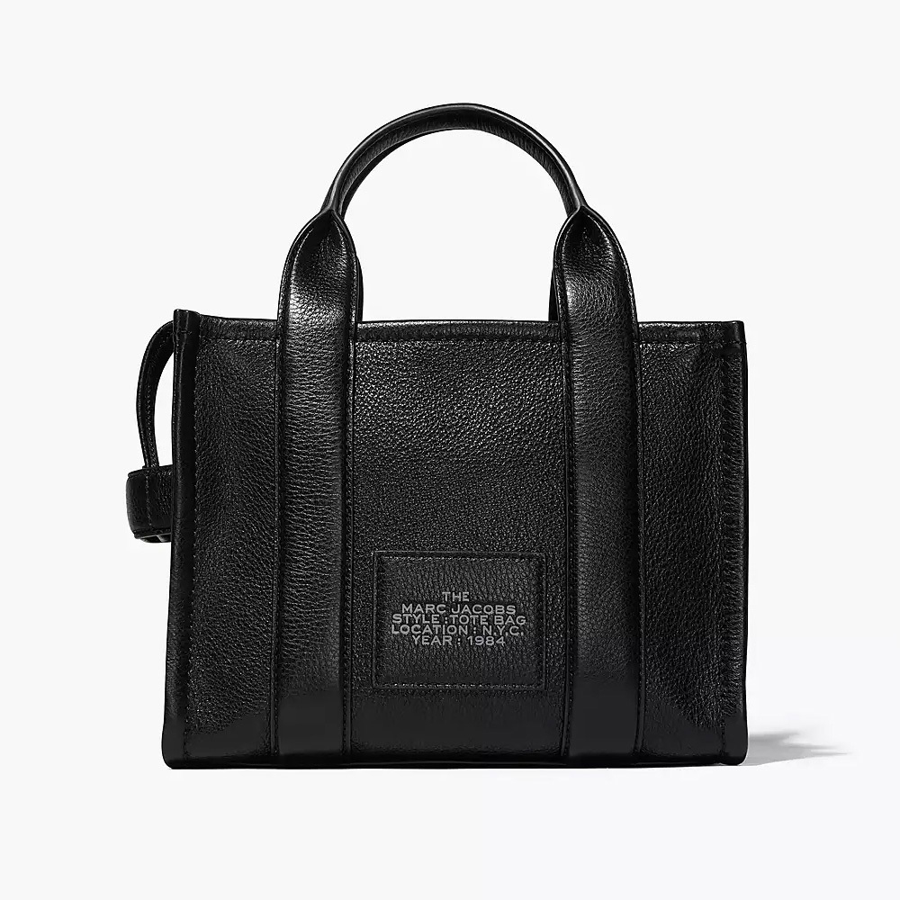 Сумка-тоут Marc Jacobs The Leather Mini Tote Bag Black