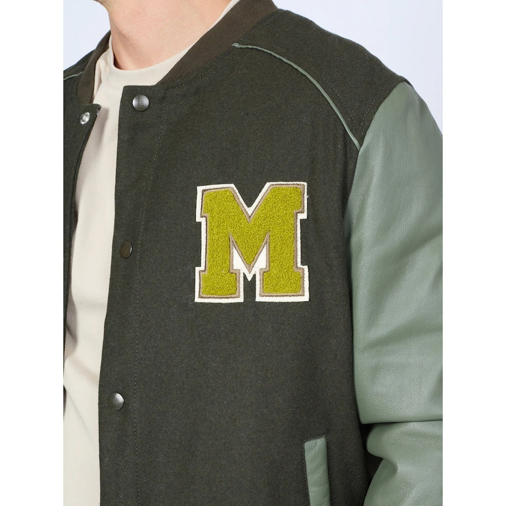 Куртка кожаная мужская MUSTANG men's college blouson