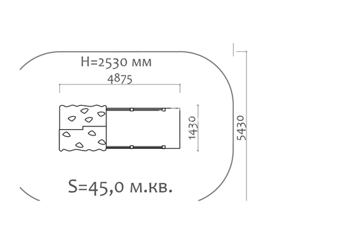 Домик с пандусом 0106002