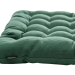 Подушка на стул из хлопка зеленого цвета russian north, 40х40х4 см